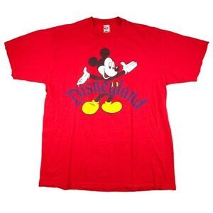 Vintage Mickey Mouse T Shirt Mens Size XL 90s Disneyland Walt Disney Made In USA